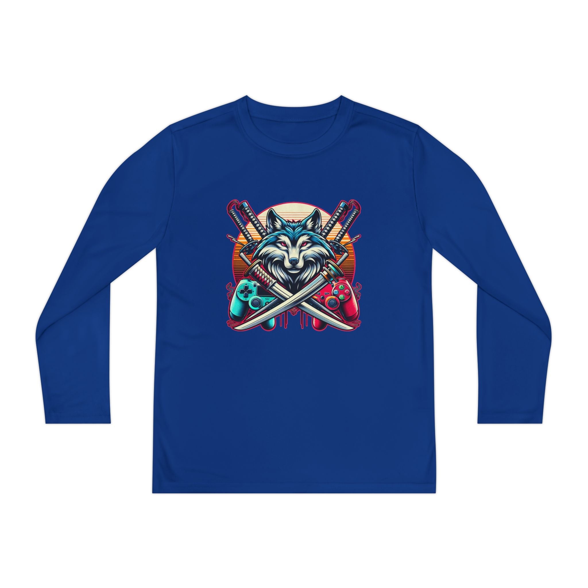 Xp wolf gamer long sleeve shirt