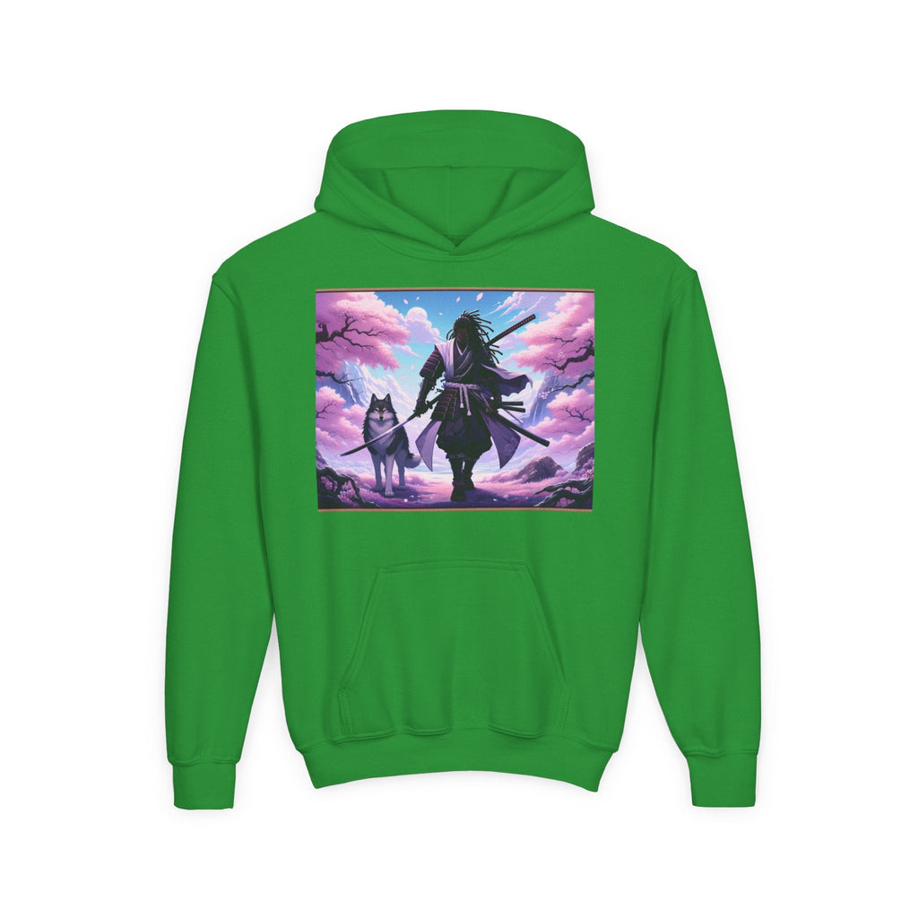 Walking The Wolves to Battle Youth Hooded Sweatshirt
