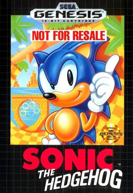 Sonic the Hedgehog (Not for Resale Variant) (Sega Genesis) - Game Manual Only