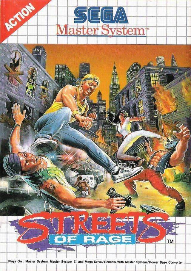 Streets of Rage (Sega Master System) - Game Manual Only