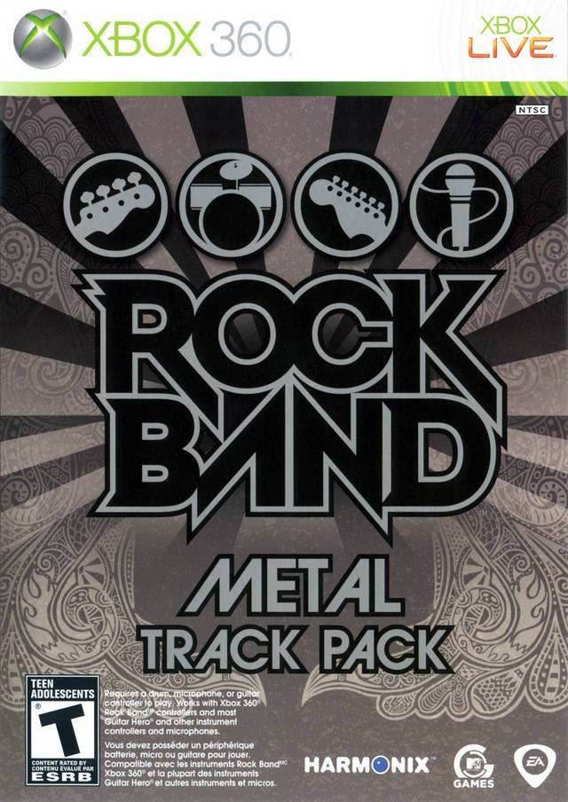 Rock Band Metal Track Pack (Xbox 360) - Game Manual Only