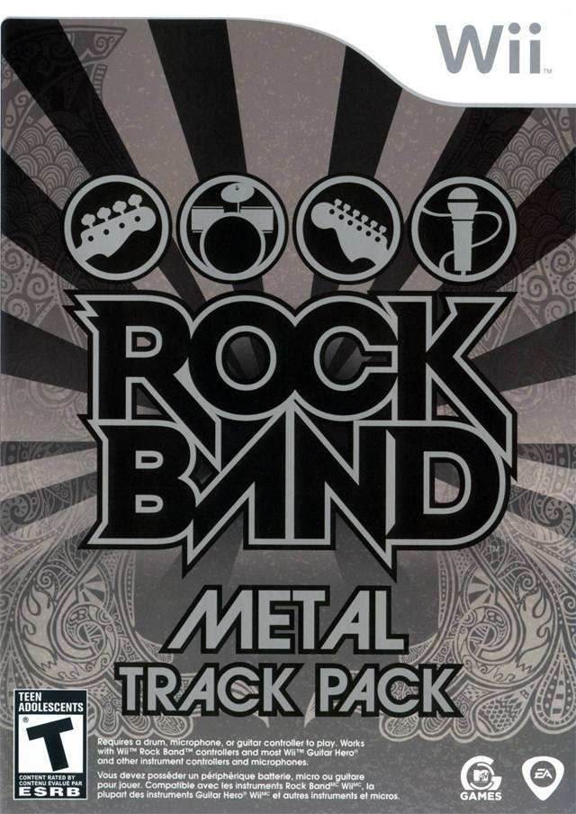 Rock Band Track Pack: Metal (Wii) - Game Manual Only