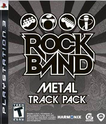 Rock Band Track Pack: Metal (Playstation 3) - Game Manual Only