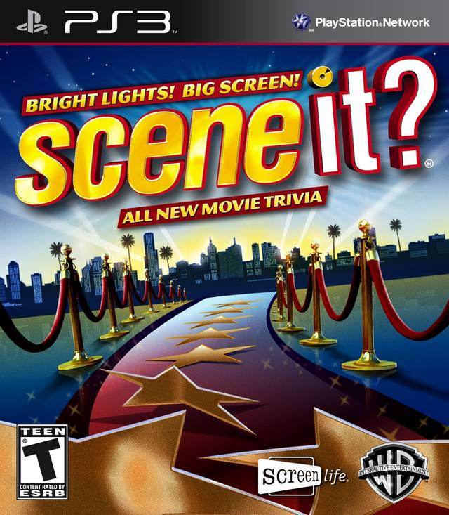 Scene It? Bright Lights! Big Screen! (Playstation 3) - Game Manual Only