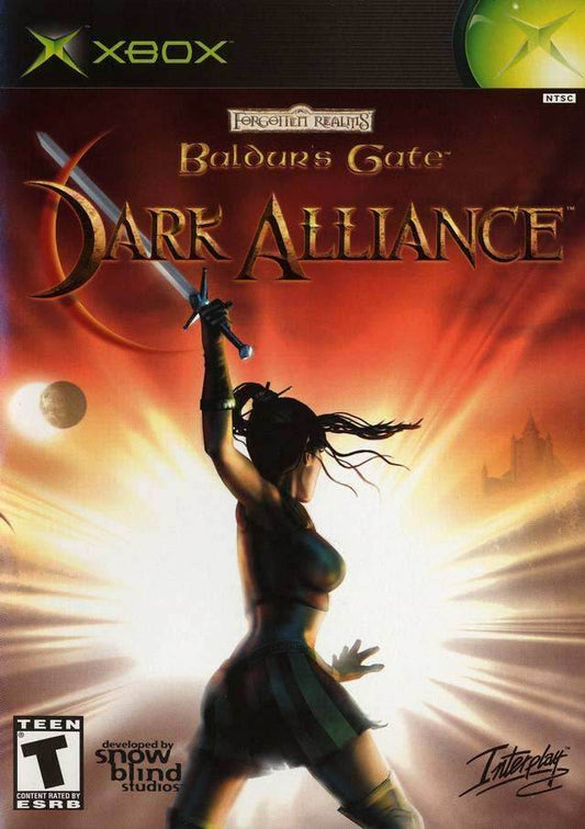 Baldur's Gate Dark Alliance (Xbox) - Game Manual Only
