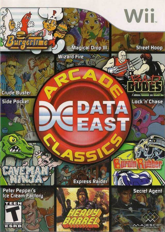 Data East Arcade Classics (Wii) - Game Manual Only