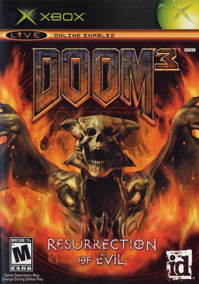 DOOM 3: Resurrection of Evil (Xbox) - Game Manual Only