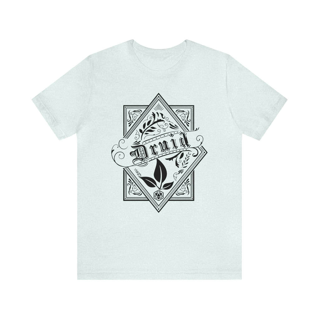 Druid Class Shirt - Heather Ice Blue / S