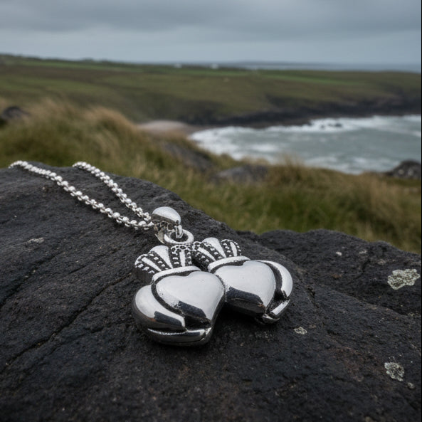 Croi Claddagh Necklace