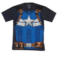Captain America Winter Soldier Costume Marvel Comics Adult T-Shirt - S