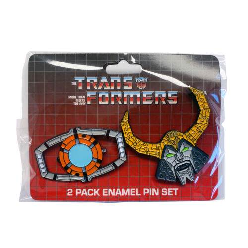Transformers The Movie Unicron and Matrix Of Leadership 80's 2 Pack Enamel Pin Set - 