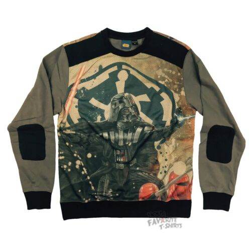 Star Wars Darth Vader Power Lord Sublimated Mesh Crew Neck Adult Fleece - S