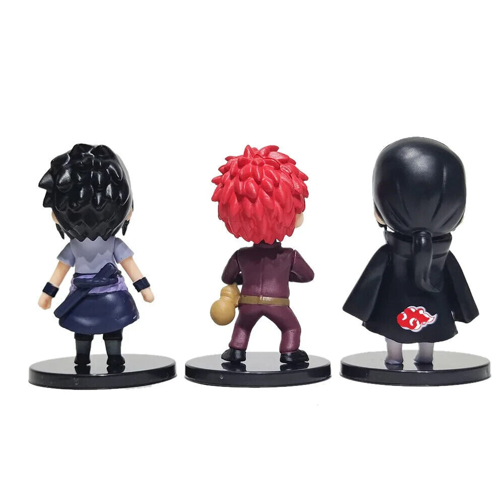 12 pcs set Naruto Shippuden Figurines, Sasuke Itachi Hinata Figure, Anime 3 in