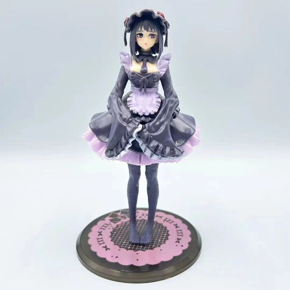 12cm My Dress-Up Darling Anime Figure Black Maid Outfit Kitagawa Marin Action Figure Shizuku Kuroe Figurine Collection Model Toy