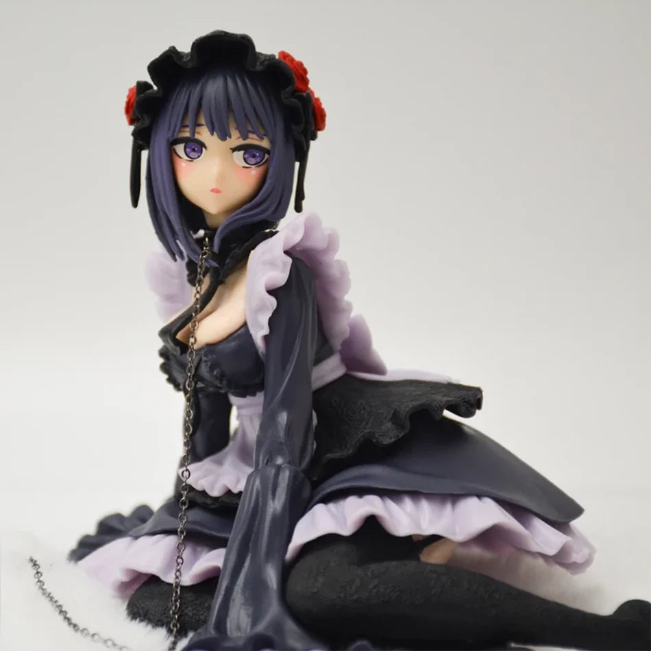 12cm My Dress-Up Darling Anime Figure Black Maid Outfit Kitagawa Marin Action Figure Shizuku Kuroe Figurine Collection Model Toy