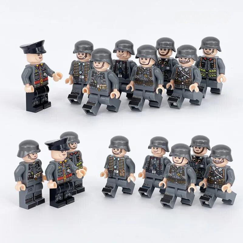 WWII - German Army 8 Man Squad - Mil-Blox