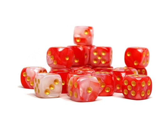 12mm D6 Dice - Himalayan Pink - 25 Count Bag