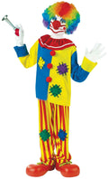 Big Top Clown Multicolor Boys Costume