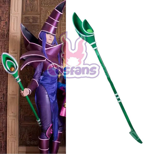 130CM Game Dark Magic Attack Staff Duel Monsters Cosplay Prop Cane Weapon Halloween Carnival Fancy Party Birthday Gifts