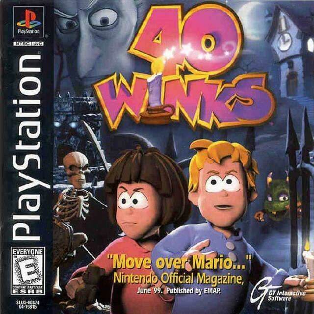 40 Winks (Playstation) - Game Manual Only