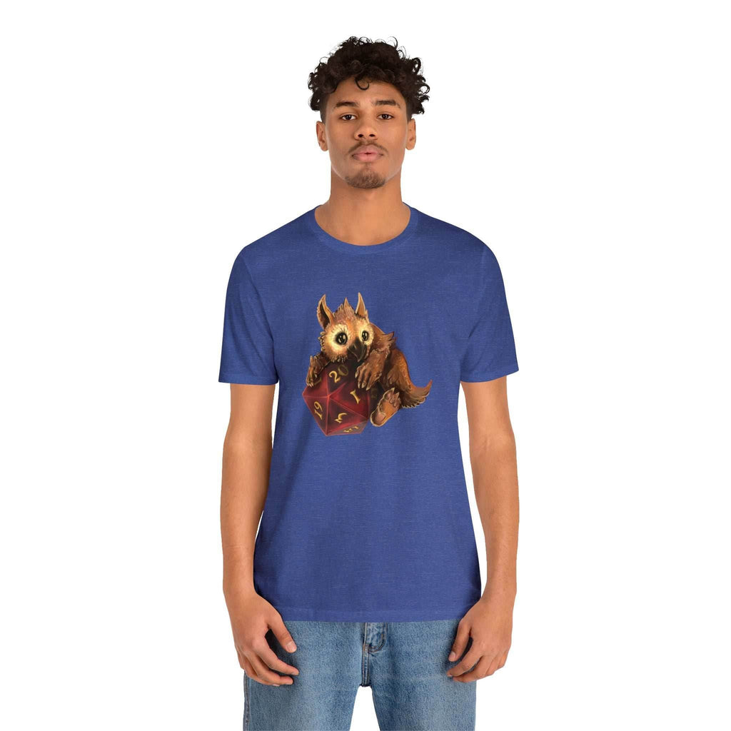 Owliver with High Variance D20 Short Sleeve Tee - Athletic Heather / S
