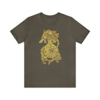 Golden Celtic Dice Dragon Shirt - Army / S