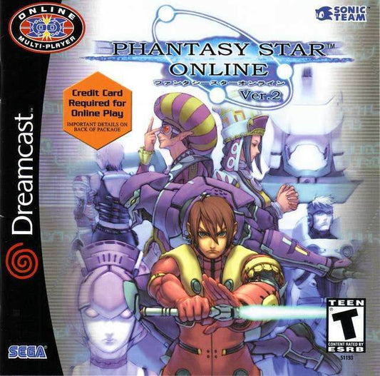 Phantasy Star Online Version 2 (Sega Dreamcast) - Game Only