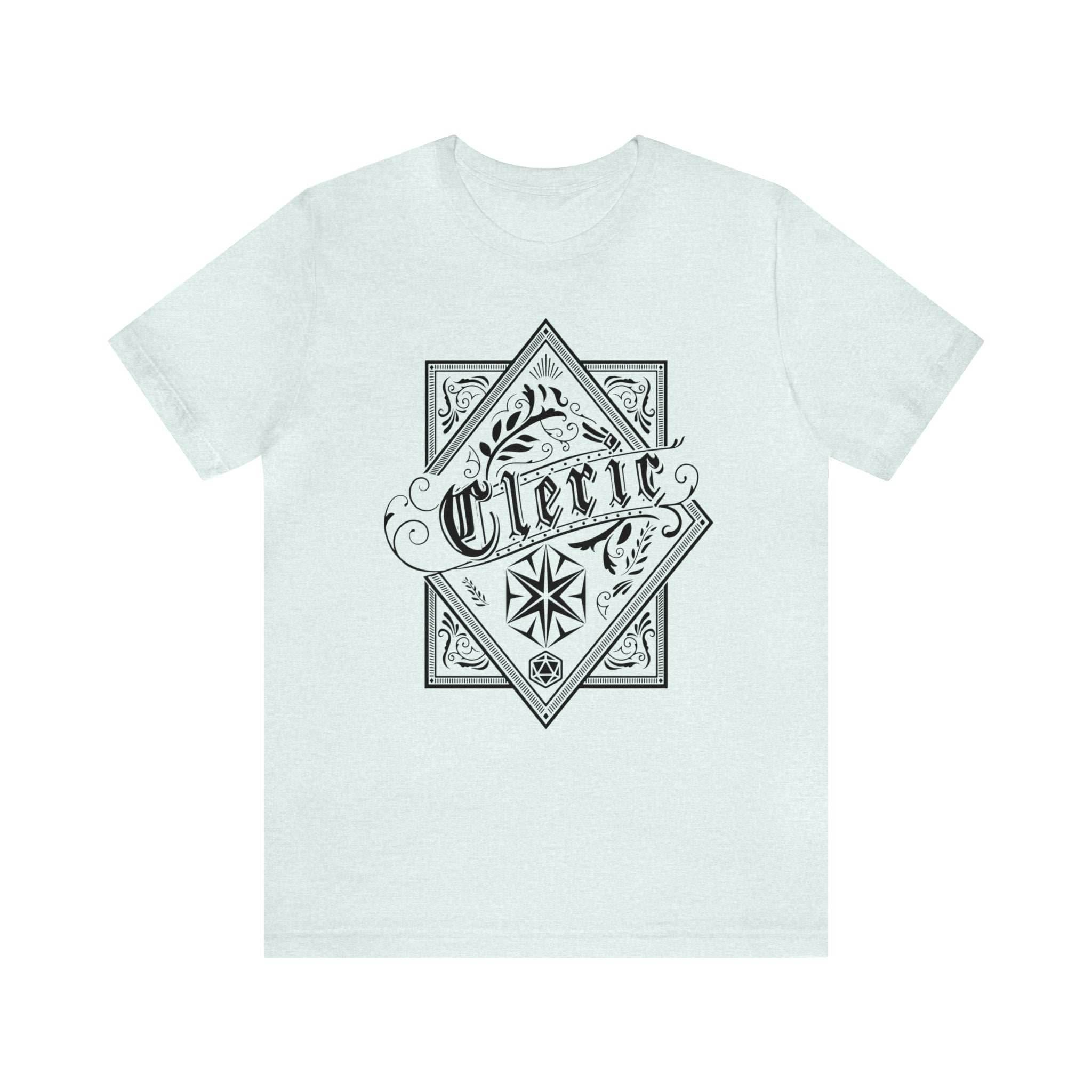 Cleric Class Shirt - Heather Ice Blue / S