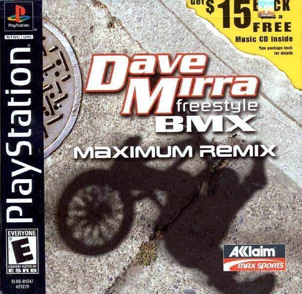 Dave Mirra Freestyle BMX Maximum Remix (Playstation) - Game Manual Only