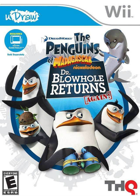 uDraw Penguins of Madagascar: Dr. Blowhole Returns - Again! (Wii) - Game Only