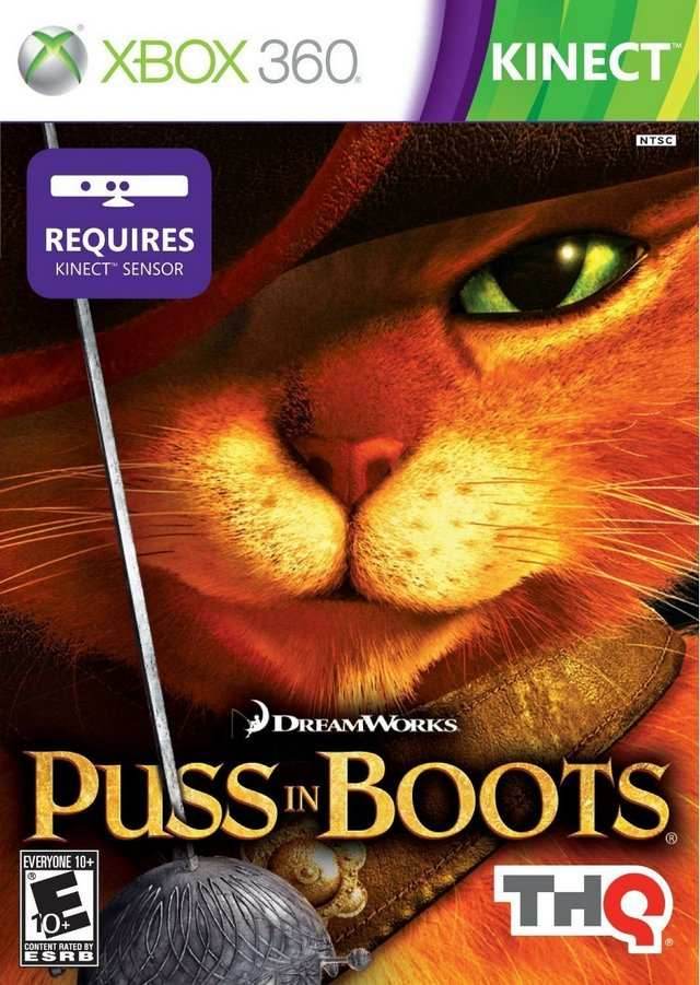 DreamWorks Puss in Boots (Xbox 360) - Game Manual Only