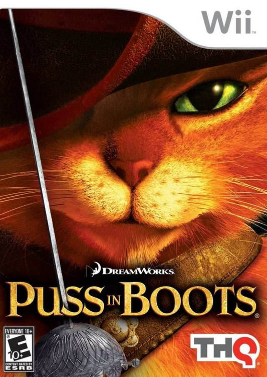 DreamWorks Puss in Boots (Wii) - Game Manual Only