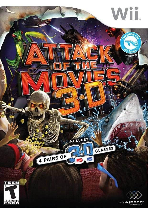 Attack of the Movies 3D (Wii) - Game Manual Only