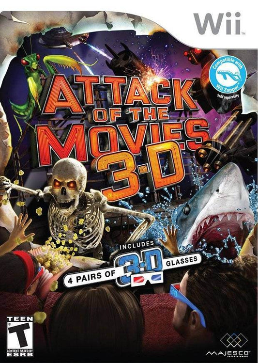 Attack of the Movies 3D (Wii) - Game Manual Only