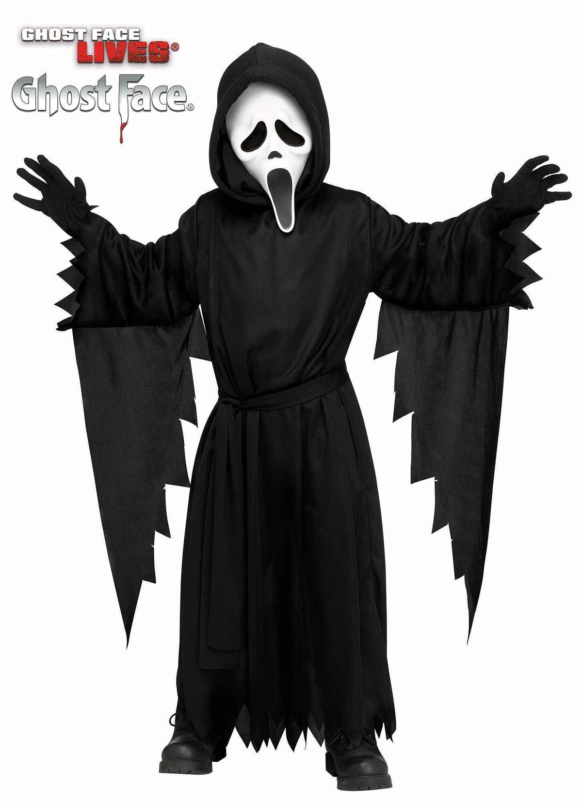Toddler Boy's Ghost Face Scream Costume
