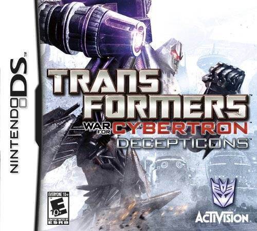 Transformers: War for Cybertron Decepticons (Nintendo DS) - Game Manual Only