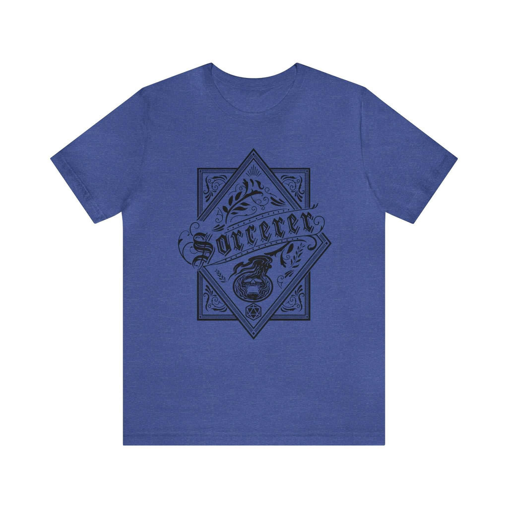 Sorcerer Class Shirt - Heather True Royal / S