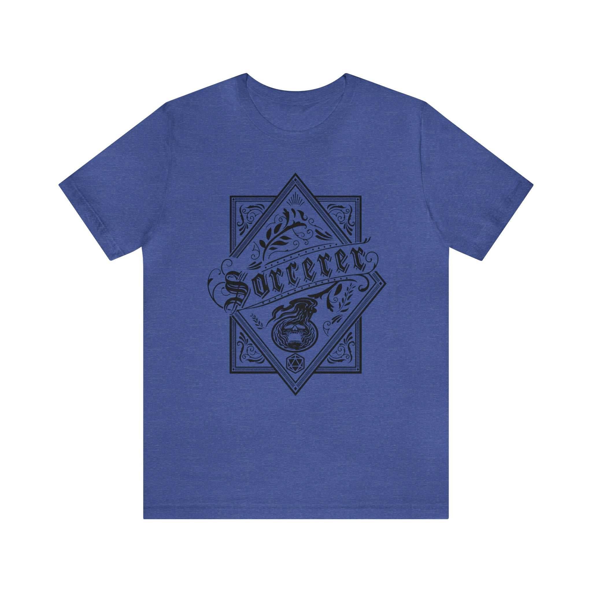 Sorcerer Class Shirt - Heather True Royal / S