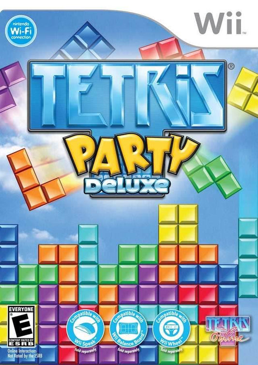 Tetris Party Deluxe (Wii) - Game Manual Only