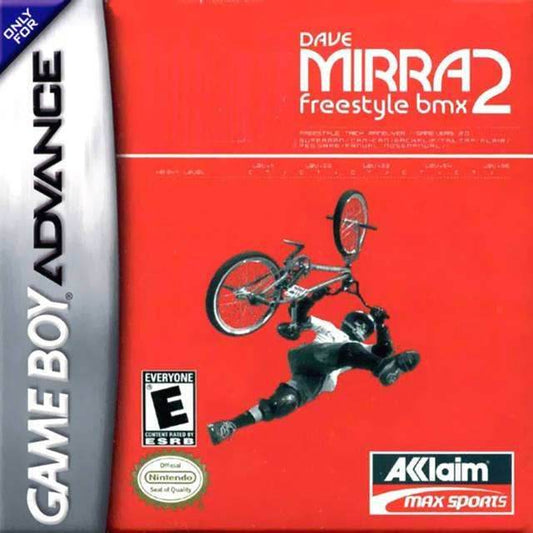 Dave Mirra Freestyle BMX 2 (Gameboy Advance) - Game Manual Only