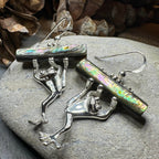 Abalone Frog Earrings - 