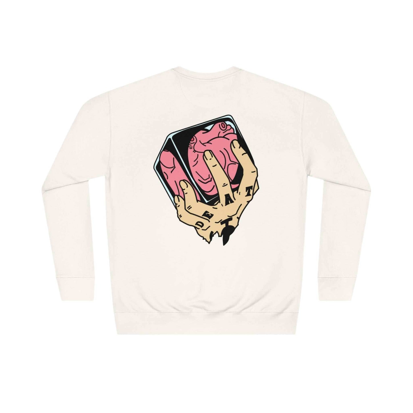 ROOM! Heart Shambles Trafalgar Premium Unisex Anime Crewneck Sweatshirt - Ivory / L
