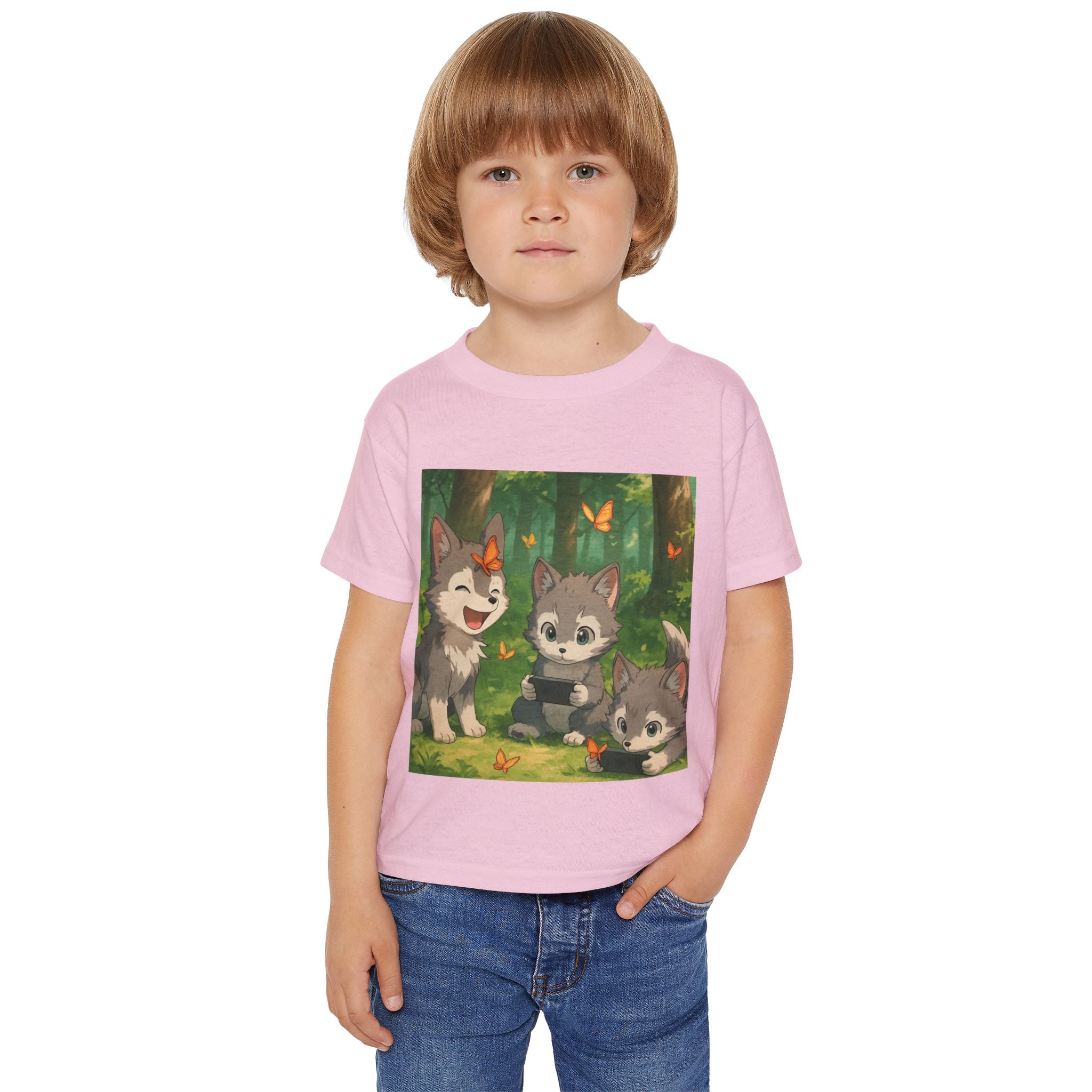Little Xp wolf Gamer's toddler t-shirt