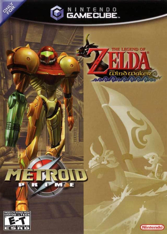 The Legend of Zelda: The Wind Waker / Metroid Prime (Gamecube) - Game Manual Only