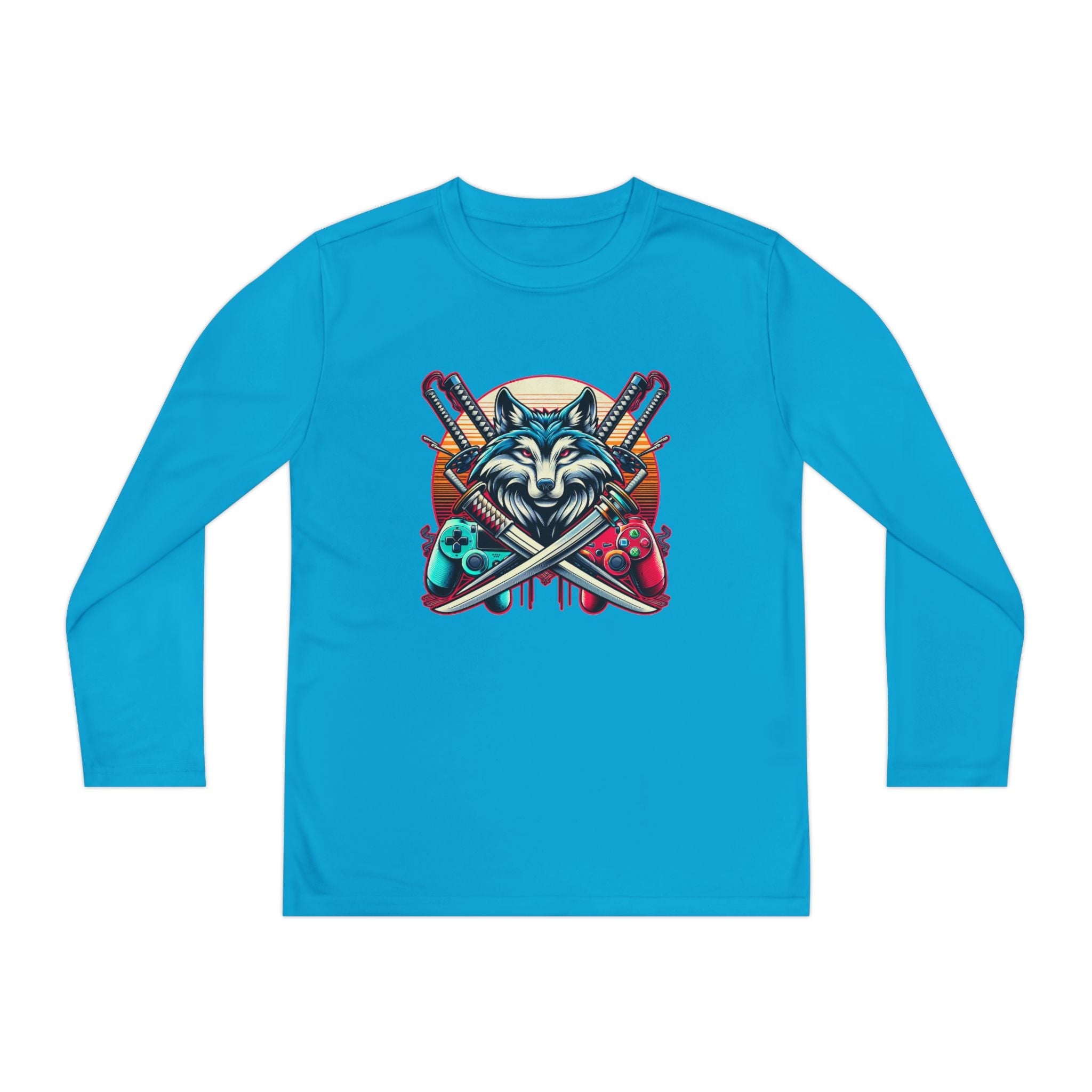 Xp wolf gamer long sleeve shirt