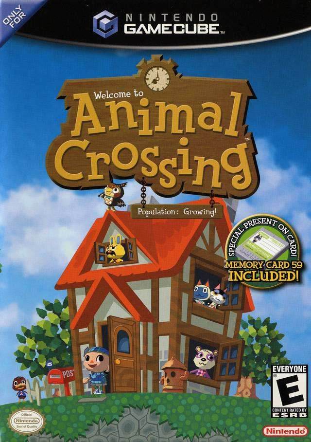 Animal Crossing: With Animal Crossing Memory Card (Gamecube) - Game Manual Only