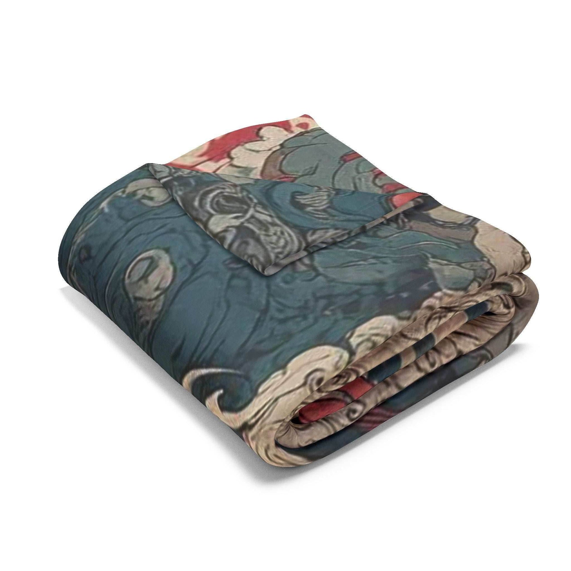 Arctic Fleece Blanket with Bold Car and Monster Design, Cozy Throw for Car Lovers, Unique Gift for Birthdays, Home Decor, Movie Nights - 30'' × 40''