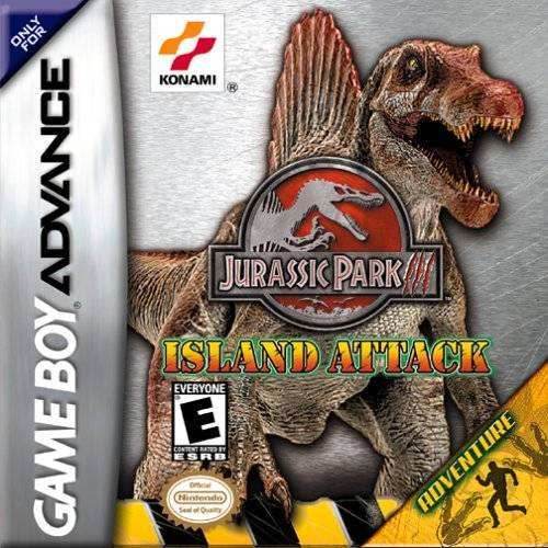 Jurassic Park III Island Attack (Gameboy Advance) - Game Manual Only