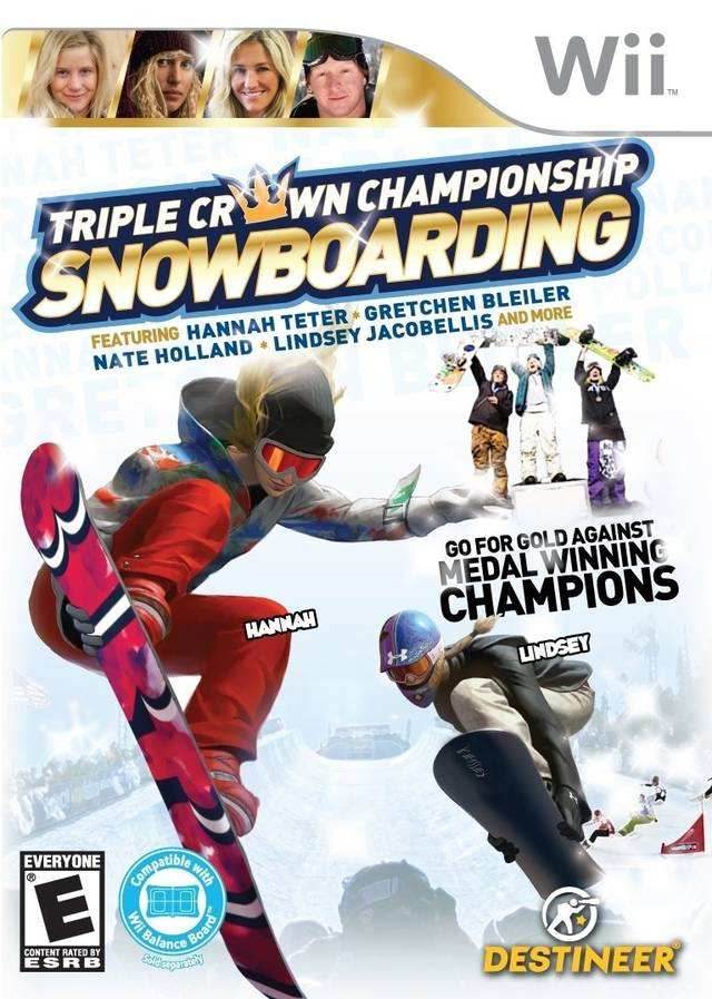 Triple Crown Snowboarding (Wii) - Game Manual Only