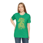 Golden Celtic Dice Dragon Shirt - Army / S